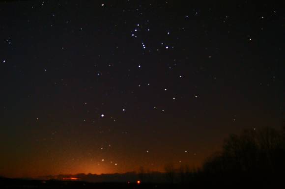 Orion at Sunset